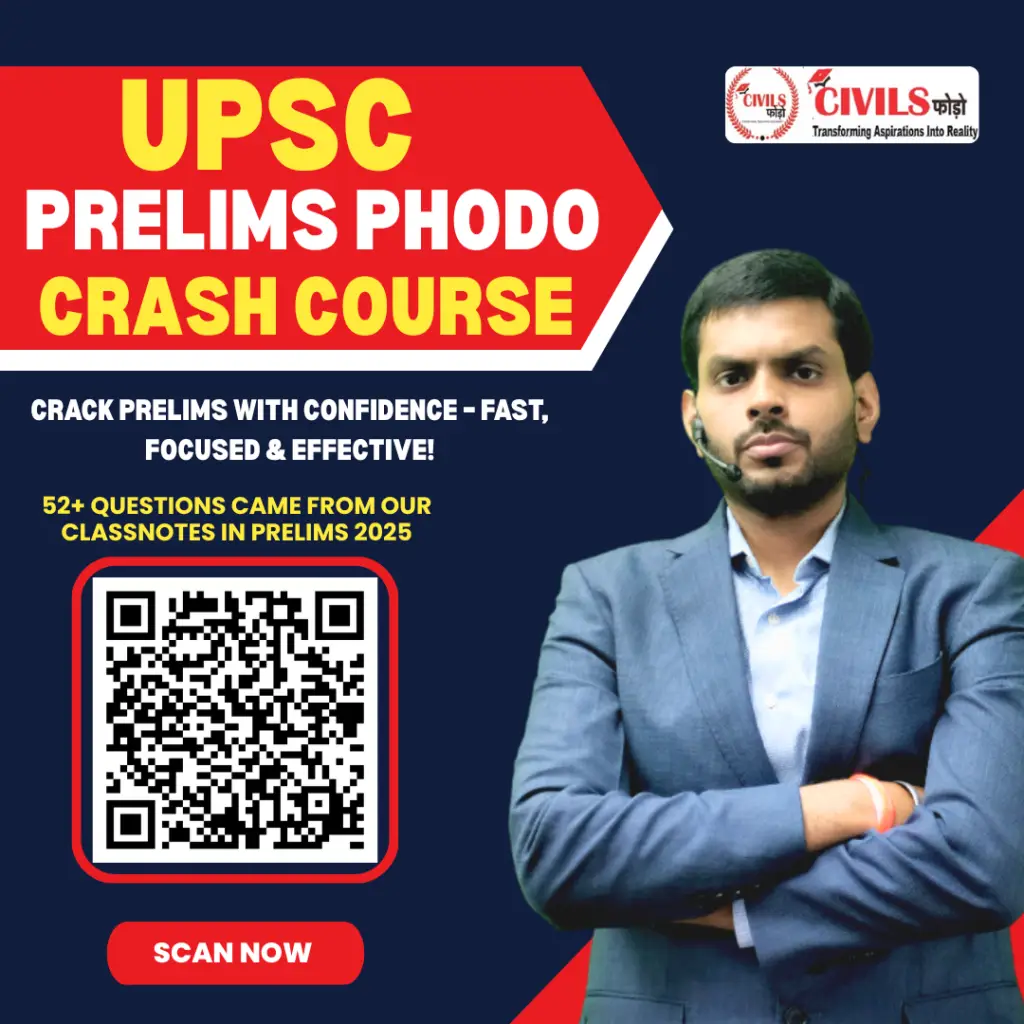 UPSC Prelims Phodo Crash Course 2026
