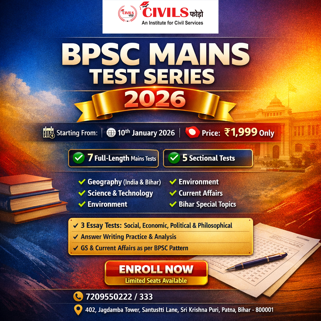 BPSC Mains Test Series 2026